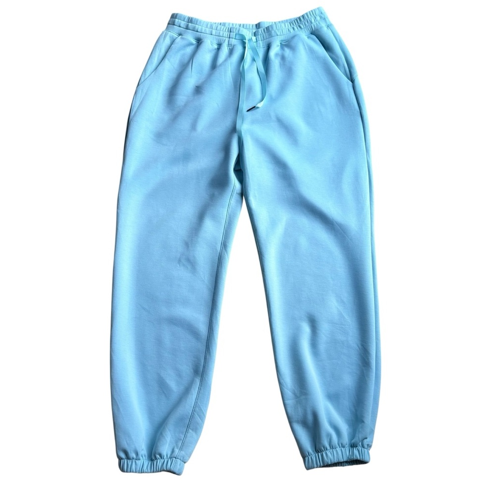 Dear Scarlett Blue Sweatpants Relaxed Fit Elastic Cuffs
